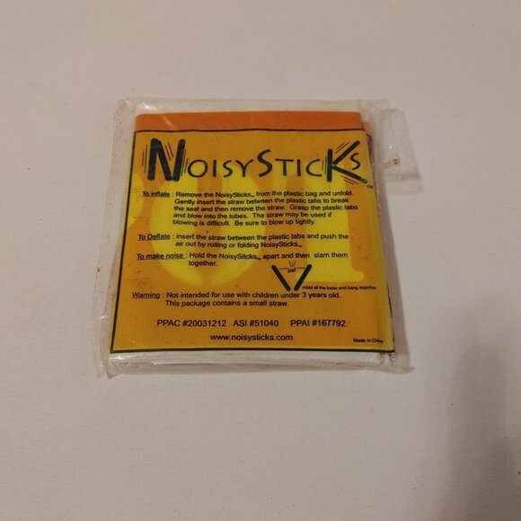 HOME DEPOT Noisy Sticks BAM BAM Inflatable Promotional Sticks BNIP - Picture 3 of 3